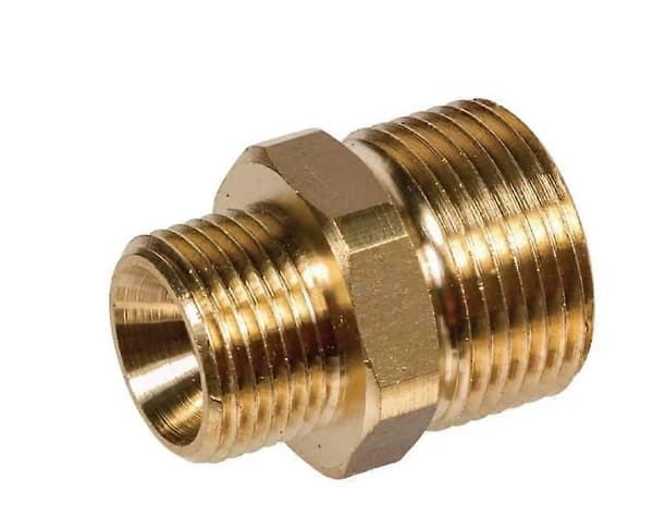 Högtryckstvättadapter, 6 mm till 1 tum helkoppargängad koppling