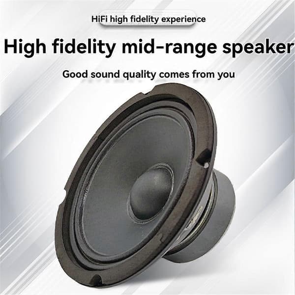 6.5 inch Speaker 50W 4 Midrange Audio Speaker Sound Speaker Unit HiFi Music Stereo Midrange Speaker