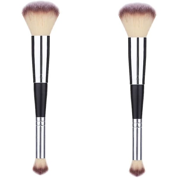 Foundation Makeup Brush Dubbelsidig Makeupborste Kreativ Concealer Brush