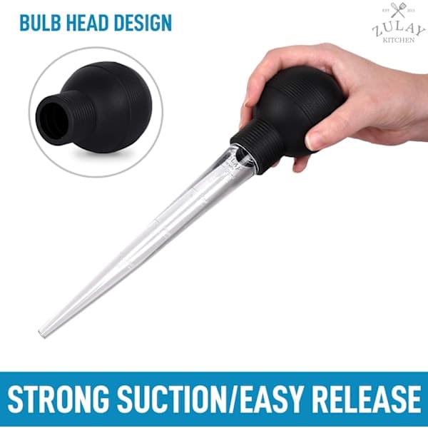 Large Turkey Baster with Cleaning Brush - Premium Basting Tool-FX-