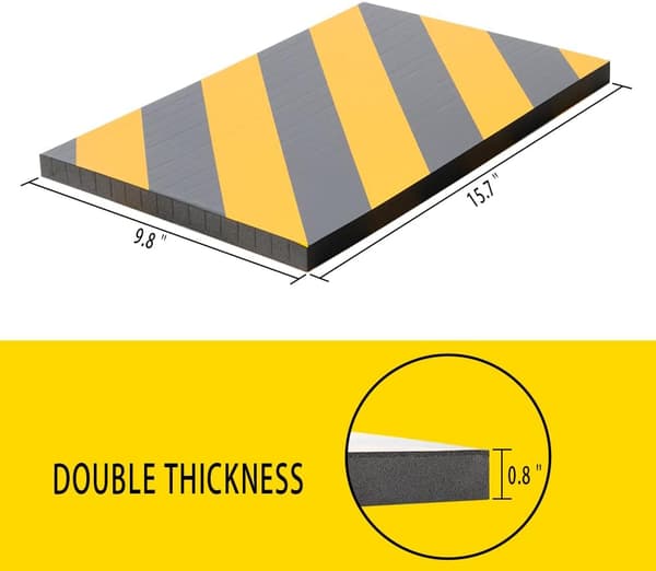 Garage Wall Protector Foam Wall Corner Guard for Parking Garage - Wall Edge Protector Protect Your Car - Garage Wall (bt)
