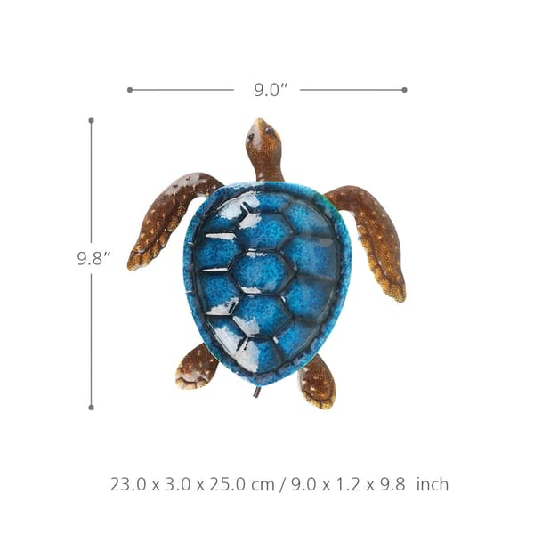 Blå-Farverig Lille Skildpadde Vægbeskyttelse Blød Indretning