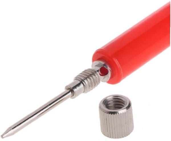 Multimeter -teststift 4pcs 2mm Testsonden Nadelspitze Edelstahlstift -stiftsonden Für Voltmeter -