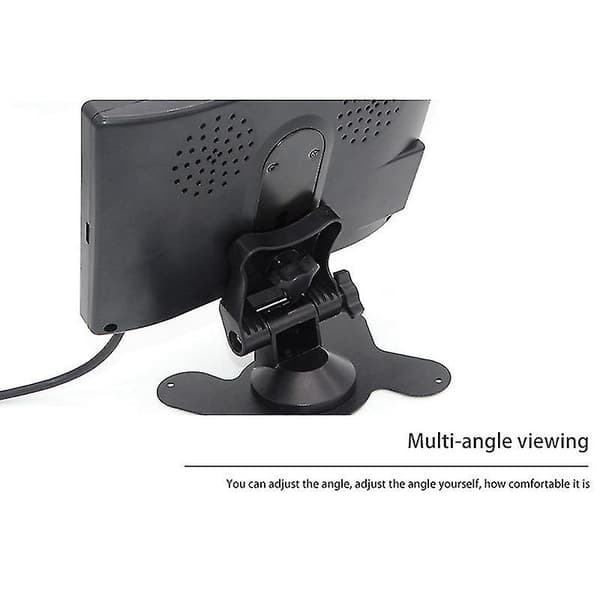 Mini TV 7 Inch HD Screen 800x480 Portable Car LCD Monitors On DVD/CMMB Two Inputs For Passenger Truck