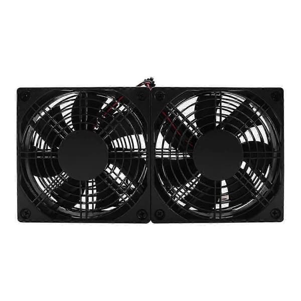 120mm 5V USB Powered PC Router Dual Fans High Airflow Cooling Fan for Router Modem Receiver