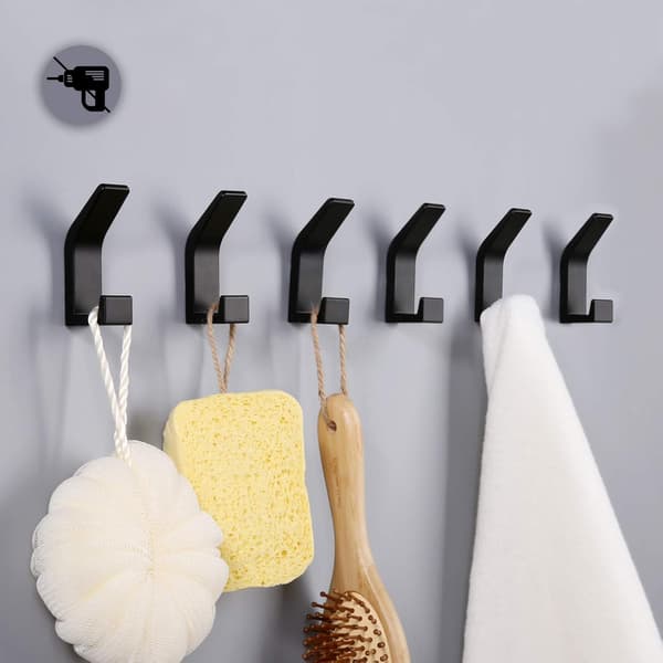 selvklebende kroker, 2,7 * 1,1 * 0,78 tommer, dobbel baderom