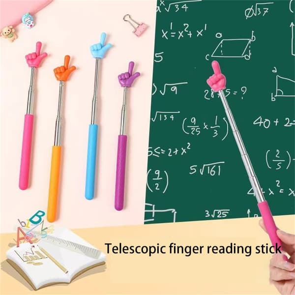Telescopic Pointer Hand Pointer Extendable Presentation Pointer Finger