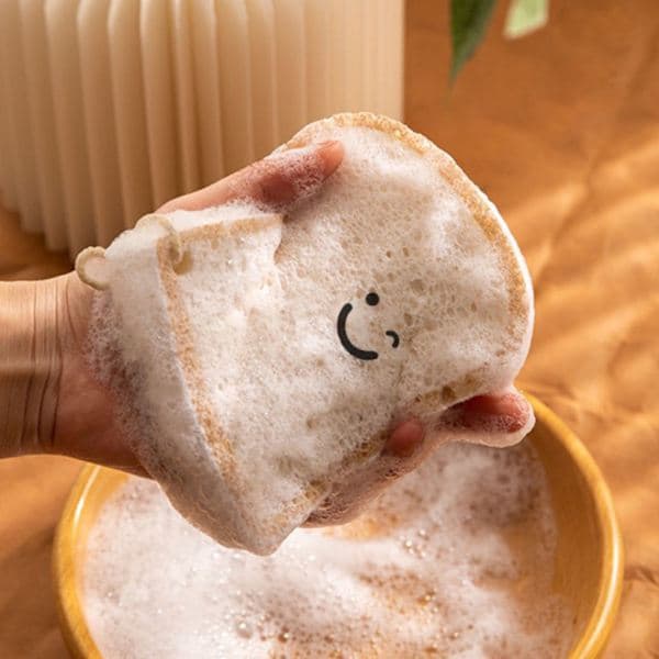 3 delar Toast Trämassabomull Absorberande trasa Köksdiskduk