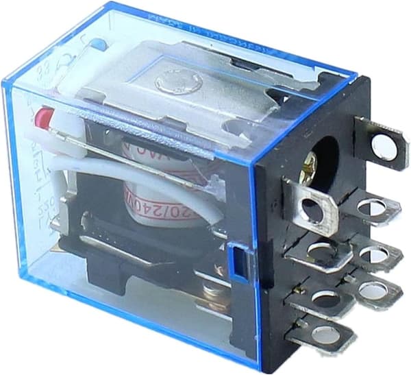 10 stk LY2NJ 220V Lite Relé 1.0A 8-pinners Spole DPDT