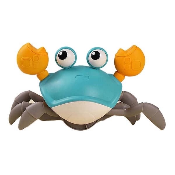 Crawling Crab Toy with Lights, Music, Automatic Obstacle Avoidance Electric Crab Toy