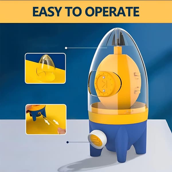 Egg Yolk Blender with Drawstring, Egg Whisk, Quick Manual Egg Press, Egg Homogenizer Hand-Pulled Egg Shaker for Mixing Egg Whites and Yolks - Gold