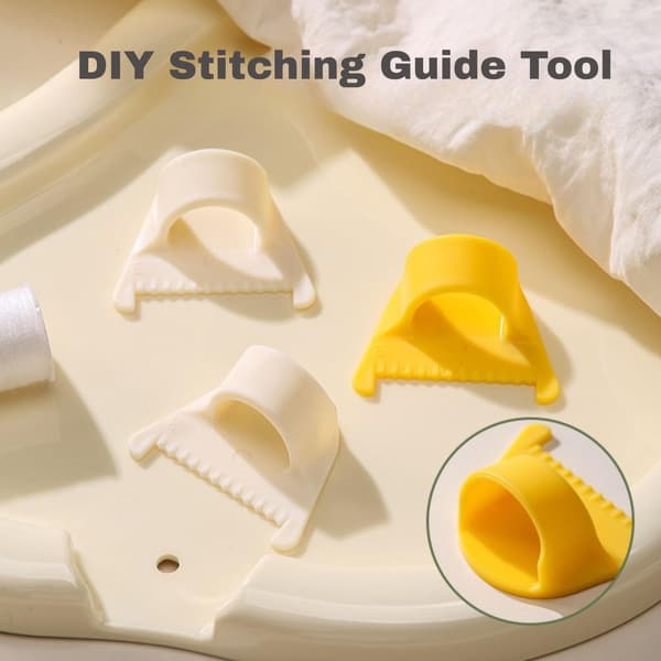 4-delt symåler for jevne sting, sømguide for konsistente sting, DIY-syguide for å fullføre sømmer, quilting og sying