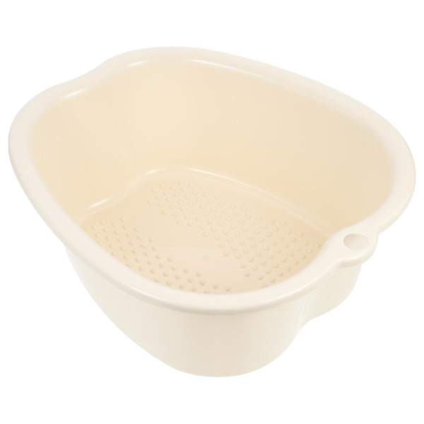Fotbadskärl Bärbar Fotbadsbalja Fotbadsbalja Fotbadskärl Beige 37,5x32,3cm Beige 37.5x32.3cm
