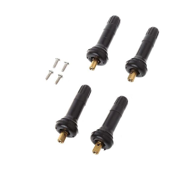4 stk Gummi for Ventilstamme Dekktrykksensor Servicesett for GM