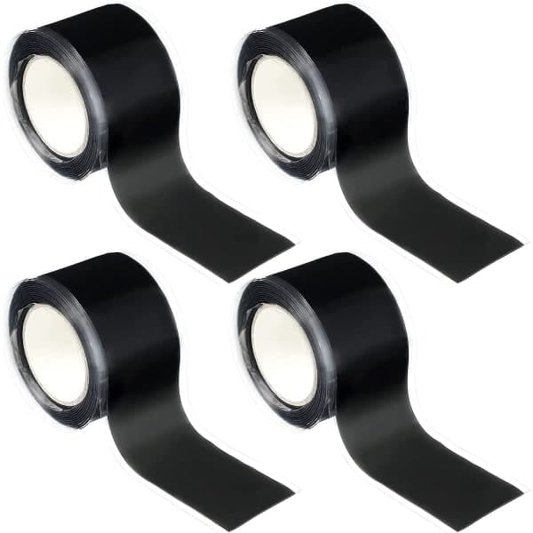 Rolls Grip Tape til styr Selvklæbende silikonetape Styrtape Silikone gummibeskyttelse til pull-up stænger, 1  \" x 5ft