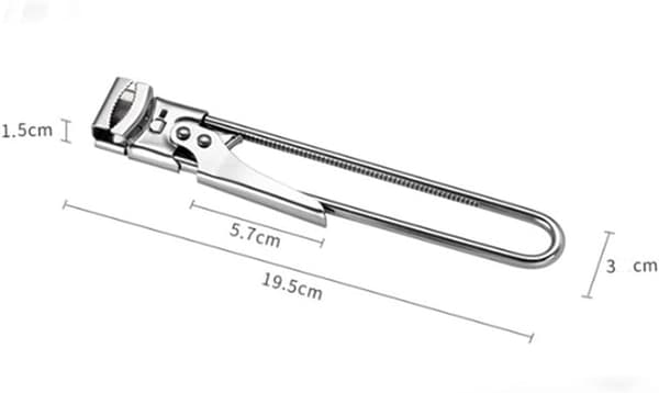19,5x3cm Dåseåbner, Justerbar Multifunktionel Rustfrit Stål Dåseåbner Låggriber, Manuel, Køkkentilbehør