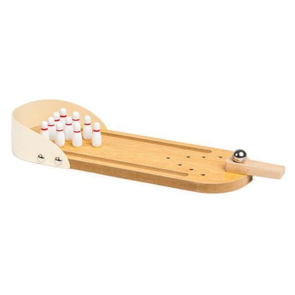 Mini Keilapeli Puusta Työpöydälle