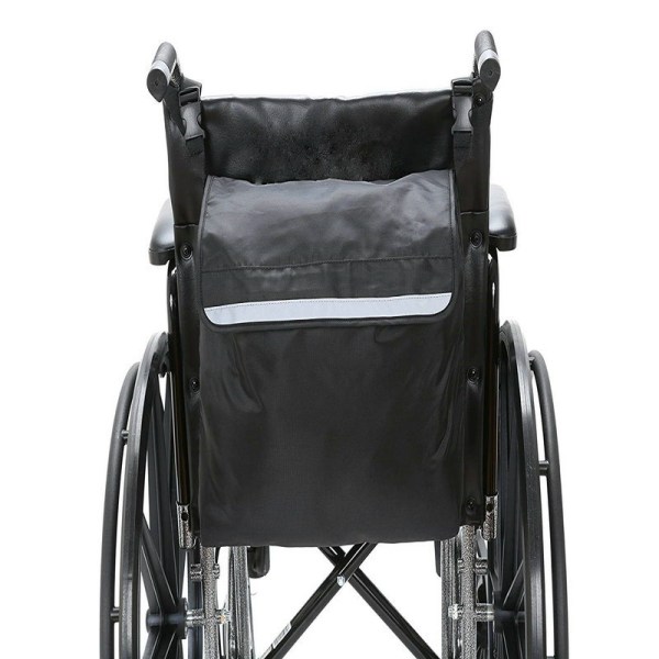 2 stk Rullestolveske - Elektrisk rullestoltilbehør veske for voksne, eldre, - Stor vesketilbehør til å henge på ryggen, Power Transport S