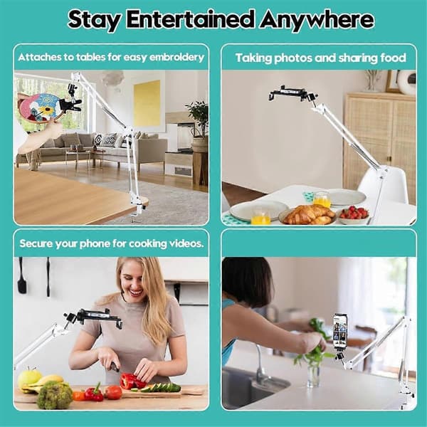 Embroidery Frame Stand Foldable Metal Embroidery Frame Stand Knee Top Suitable for Embroidery Frame Embroidery Project B