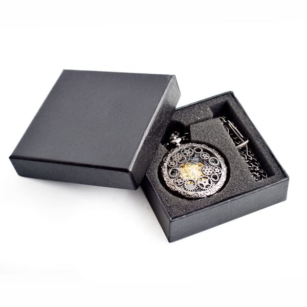 Lommeur Vintage Mekanisk Luminous Steampunk Skelet Romersk
