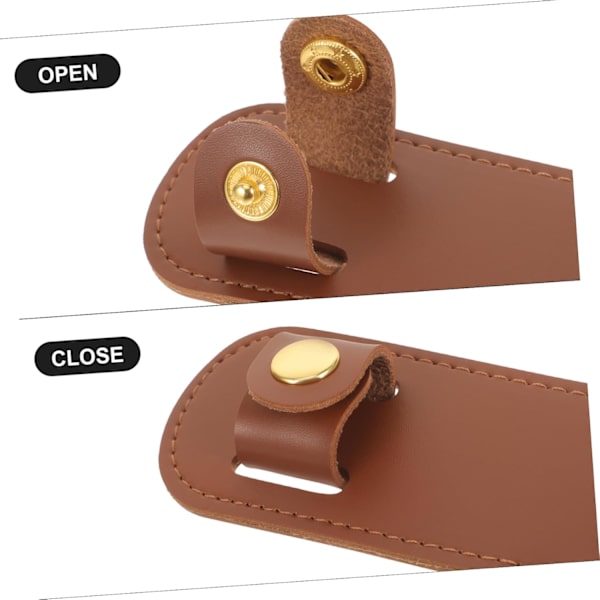 Backpack Shoulder Strap Leather Pad Shoulder Strap Cover for Bag Strap Sturdy Material Long-lasting Use