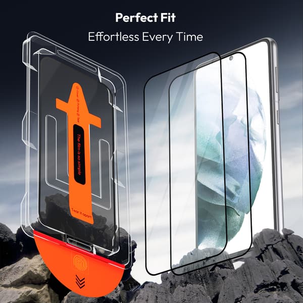 2-pack Samsung S21 Screen Protector - Tempered Glass | [Automatic Installation] - Bubble-free Samsung S21 Samsung S21 Samsung S21