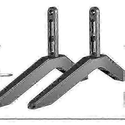 Samsung TV Leg Replacement - Easy Installation Universal TV Stand with Anti-Slip, Space-Saving Black Base Stand