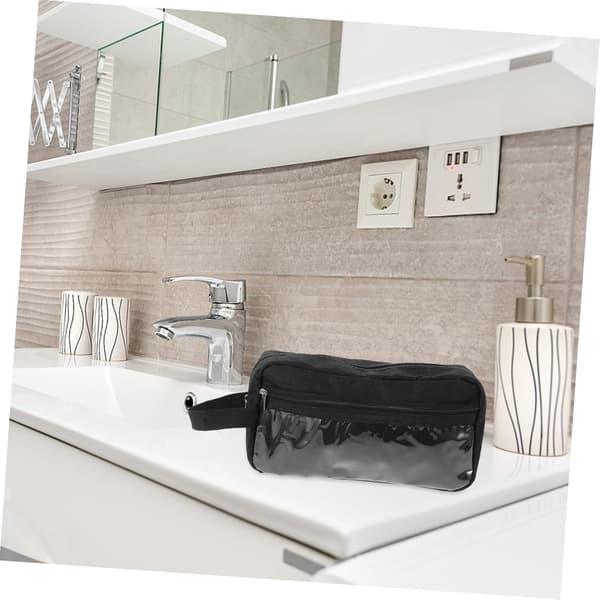 Multifunctional Toiletry Bag Small Portable for Women Makeup Organizer Dry Wet Separation