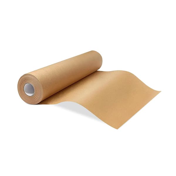 Ubleget bagepapir på rulle - 38 cm x 64 m bagepapir med skærer - non-stick bagepapir til køkken, grill