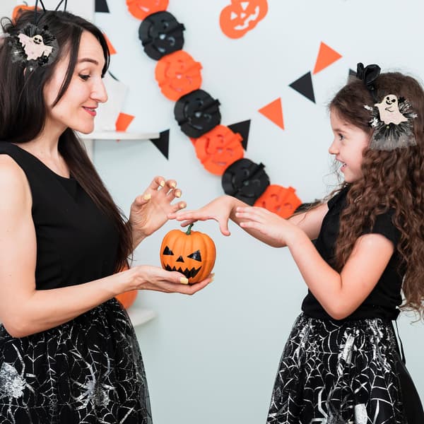 Halloween hårspænder 4-pak hårtilbehør, hårspænder, hårtilbehør klemmer spøgelse dekoration bal dekoration pandebånd hårtilbehør til piger