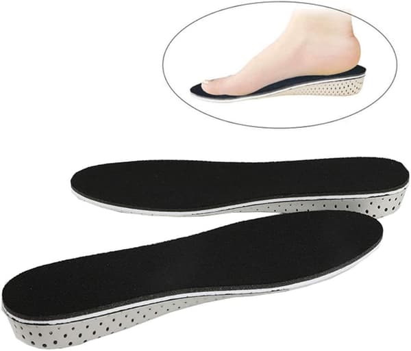 1 Pair Height Increasing Shoe Inserts Breathable Memory Foam Height Increasing Insoles Invisible Increased Heel Lift Shoe Inserts 3.3cm 3.3cm 3.3cm