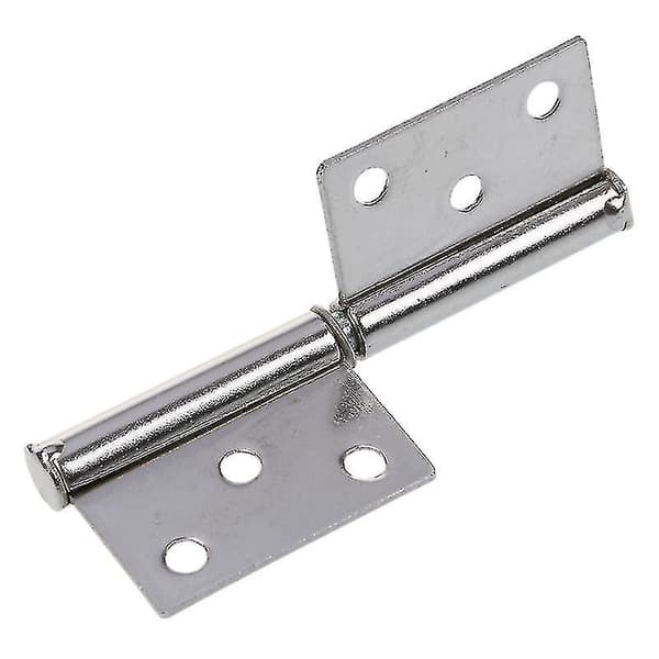 2 stk Sølvfarget Rustfritt Stål Vindu Flagg Dørhengsel 6,1 cm