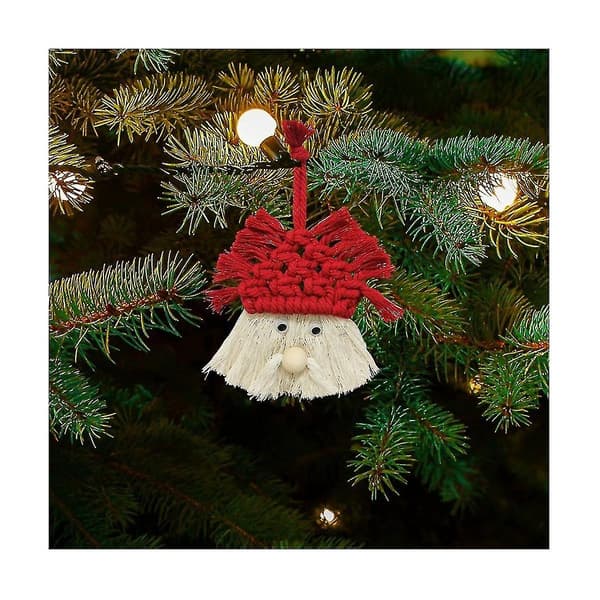 Jul Handvävd Jultomte Ornament Dekoration Hänge Julklapp