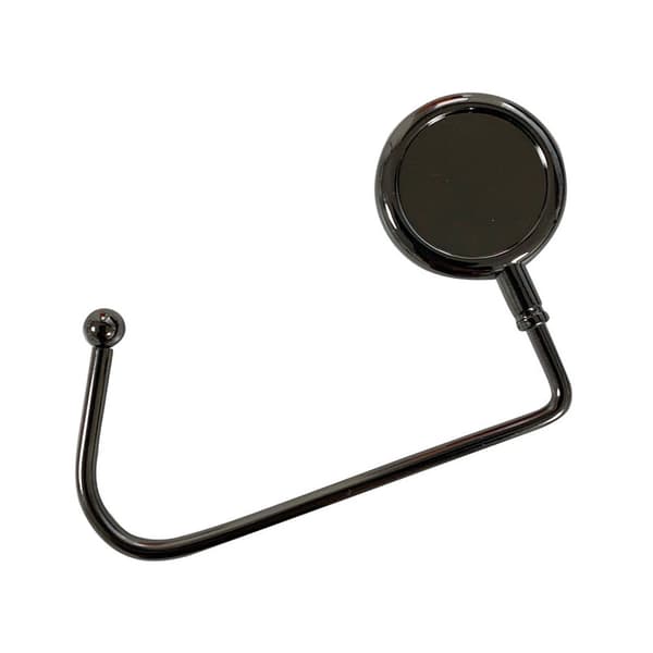 2 st Handbag Hooks - Black - Foldable Bag Hook - Bag Holder for Table or Desk - Handbag Hanger and Small Items