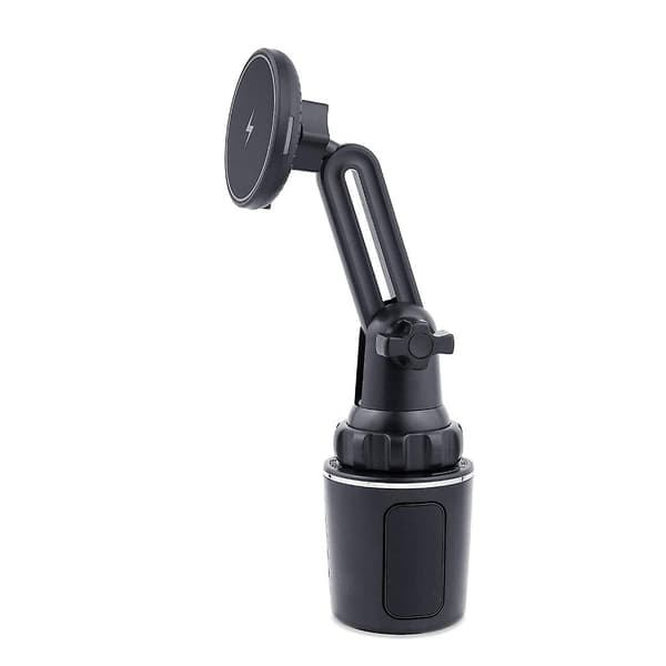Biltelefonkoppholder Stativ Drikkeflaskeholder for Magsafe-lader for IOS db