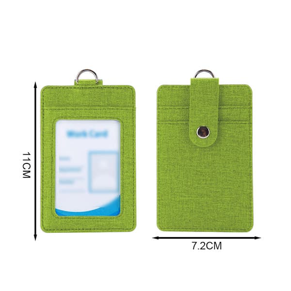 2-pack nyckelband med transparent ID-kortshållare