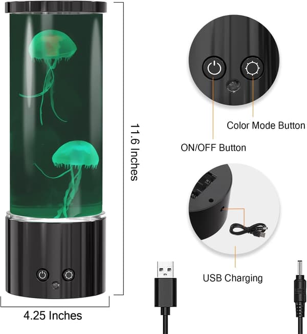 Manetlampe med maneter, manetlampe, manetakvarium