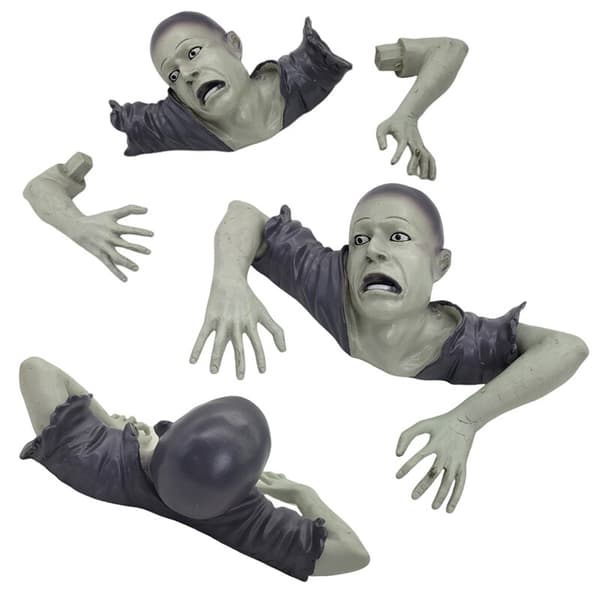 Halloween Krybende Zombie Horror Prop Udendørs Have Statue