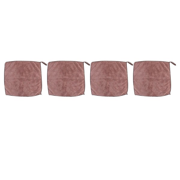 4pcs Face Washing Towel Exfoliator Mini Nonwovens Washcloth Square Facial Towel For Home BathroomCof