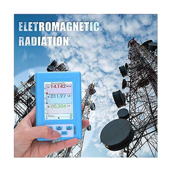 Br-9a Håndholdt elektromagnetisk strålingsdetektor Højpræcisions elektromagnetisk strålingstester