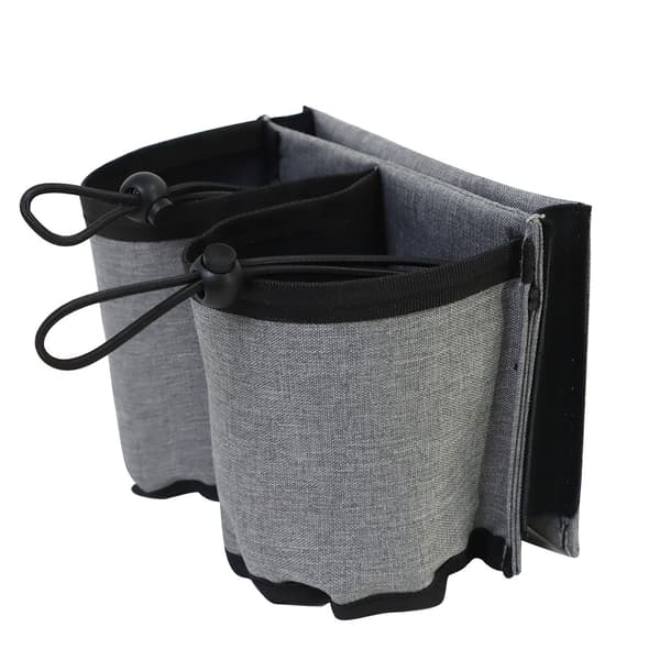 2 stk. Koffert Koppholder, Koffert Reise Koppholder - Håndfri - Plass til To Kaffekopper - Gaver til Flyvertinner Tilbehør Svart (Har plass til iPad)