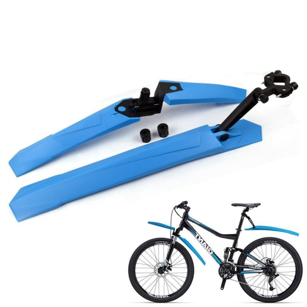 Blå-sykkelskjerm, skjermskjerm foran/bak, skjermbeskyttersett for terrengsykkel, terrengsykkel, utendørs sykling