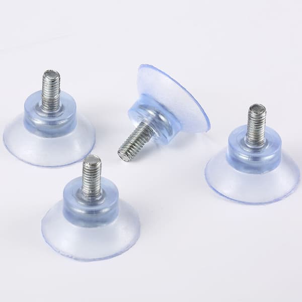 4 x imukuppia ? 32 mm 6 mm kierteellä läpinäkyvillä muttereilla