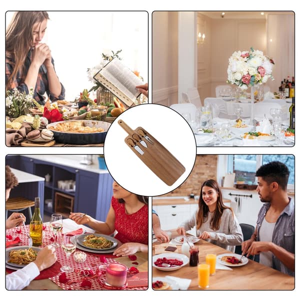Skærebræt Ostebakke Osteværktøj og Serveringsbakke til Køkkenindkøb Bryllupper Helligdage eller Elegant Middagspræsentation