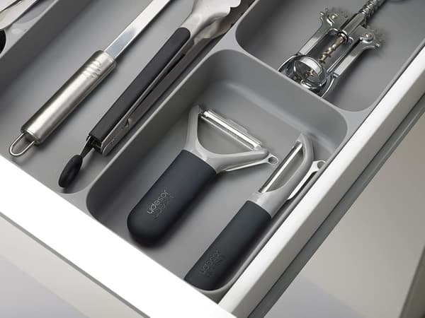 Kjøkkenredskaper og matlagingsredskaper Gadget-tilbehørsorganisator, skuffeoppbevaring - Grå