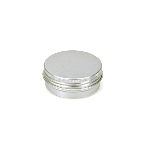 2 stk. 15 ml små ounce tomme sølv aluminium dåser metal stål dåser, prøve kosmetik beholder, glidende flaske æske