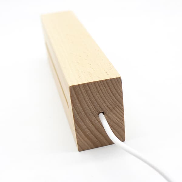 Skrivebordslampe med LED-pære og base for DIY-graffiti, akryltavle med nattlys 0.4 0.4