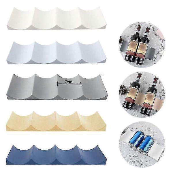 Refrigerator Organizer Wine Beer Stackable Bottle Holder Kitchen Space-Saving Can Storage