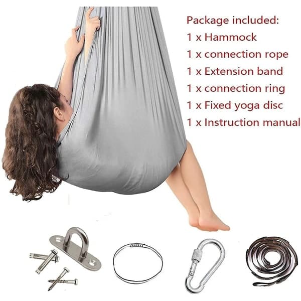 Sensorisk gunga inomhusterapigunga för vuxna barn 280*100CM