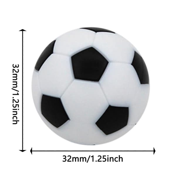 legetøj til drenge Bordfodbold 6 Dele Bordfodboldbolde 32mm Mini Fodbolde Erstatning Til Bordfodboldspil Tilbehør